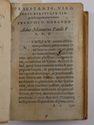 ALDE MANUCE LE JEUNE. Orthographiae ratio... collecta ex lib… - Photo 1