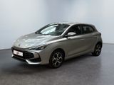 a silver car is parked in a room with a white wall