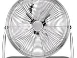une image représentant un ventilateur en métal sur fond blanc