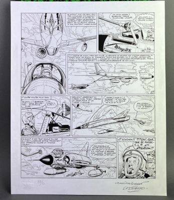 une image tirée d'une bande dessinée représentant un avion