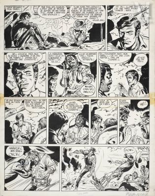 GIRAUD, Jean (1938 - 2012) Blueberry, Tonnerre à l’ouest. En…