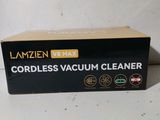 a box of cordless vacuum cleaner sitting on a table