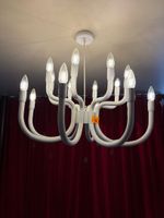 Lustre SNOOB de KARMAN (aluminium laqué blanc) - Diamètre 73…