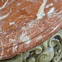 PETITE CONSOLE D’APPLIQUE de forme mouvementée de Style Loui… (photo 2)