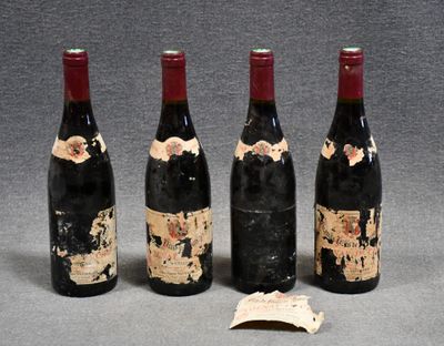 VOLNAY 1erCru:Christophe Vaudoisey, "Les Mitans", 1996, 4 bo…