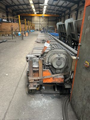 a machine that is sitting inside of a building