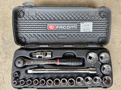 a tool set in a tool case on the floor