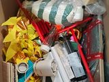 a box full of assorted items that are in it