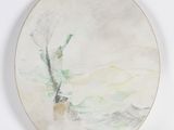 a picture of a painting on the wall of a room