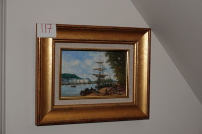 une image d'un tableau sur le mur d'une pièce