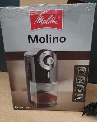 Moulin à café électrique Melitta Molino - Noir - 17 niveaux …
