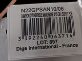 a label on the back of a bag with a barcode on it