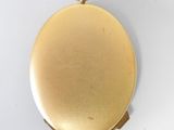 an image of a gold locke on a white background