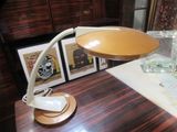 a lamp that is sitting on top of a table