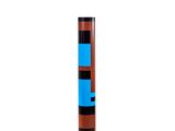 an image of a blue and brown tube on a table
