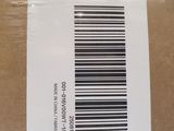 packaging of a package with a barcode on the side of it