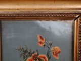 a picture of a painting of flowers in a vase
