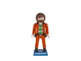 un gros plan sur une figurine représentant un homme barbu
