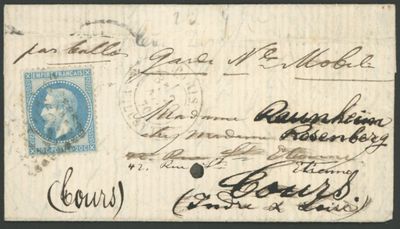 France : Ballon Monté L'Archimède D=20/11, A=25/11 expédié à…