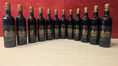 12 Bouteilles Château VILLE GEORGE 1964 GRAND CRU EXCEPTIONN…