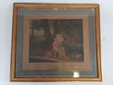 tableau représentant une femme et un enfant assis sous un arbre