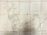 an old map of the british and canadian states of north america