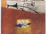 une image d'une œuvre d'art accrochée au mur
