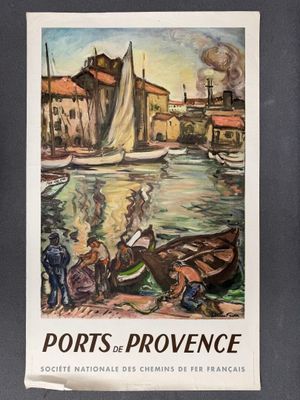 Emile Othon Friesz (1849-1949) - SNCF Ports de Provence. 194…