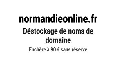 Nom de domaine normandieonline.