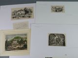 several different types of drawings are displayed on a table