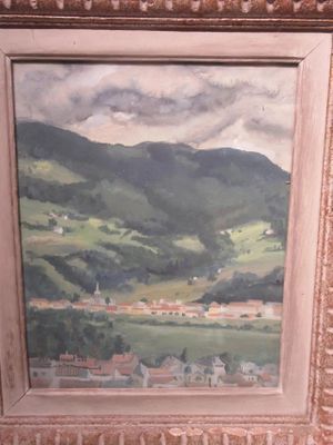 36.61 - Montemont ? ,Aquarelle ET Gouache, Remiremont 1942, …