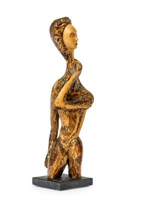 Valéry Van IMPE (1935-2012) Sculpture en bois en ronde bosse…