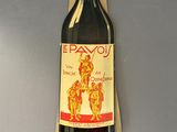 a bottle of wine that is on the wall