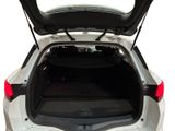 a trunk of a white car with its doors open