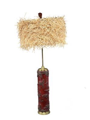PIED DE LAMPE formée d’une matrice rouleau pour impression d…