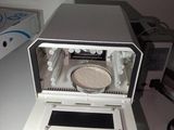 a microwave that is sitting on top of a table