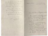 une vieille lettre manuscrite écrite par un homme assis devant une fenêtre
