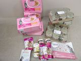a lot of food that is sitting on the floor