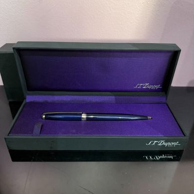 Coffret stylo à bille S.T. DUPONT Fidelio laque bleu nuit et…