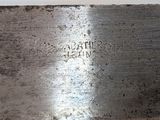a close up of a knife on a table