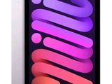 un gros plan d'un iPhone blanc sur fond violet
