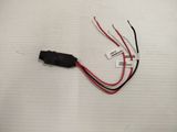 a close up of a wiring harness for a car