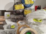 many different types of tape on the table