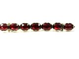 three garnets of garnets on a white background