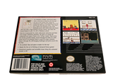 a back cover of a book with a picture of a man on a boat