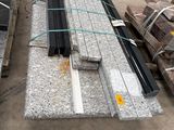 a lot of different types of granite slabs on the ground