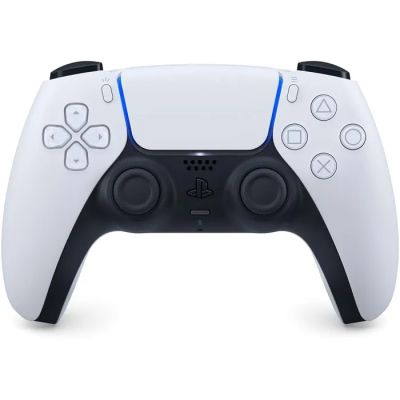 un gros plan d'une manette blanche posée sur une surface blanche