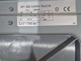 a close up of a metal object with a label on it