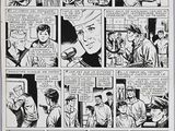 a black and white image of a page from a comic book