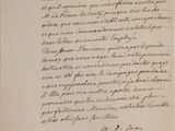 une lettre manuscrite adressée à une autre personne